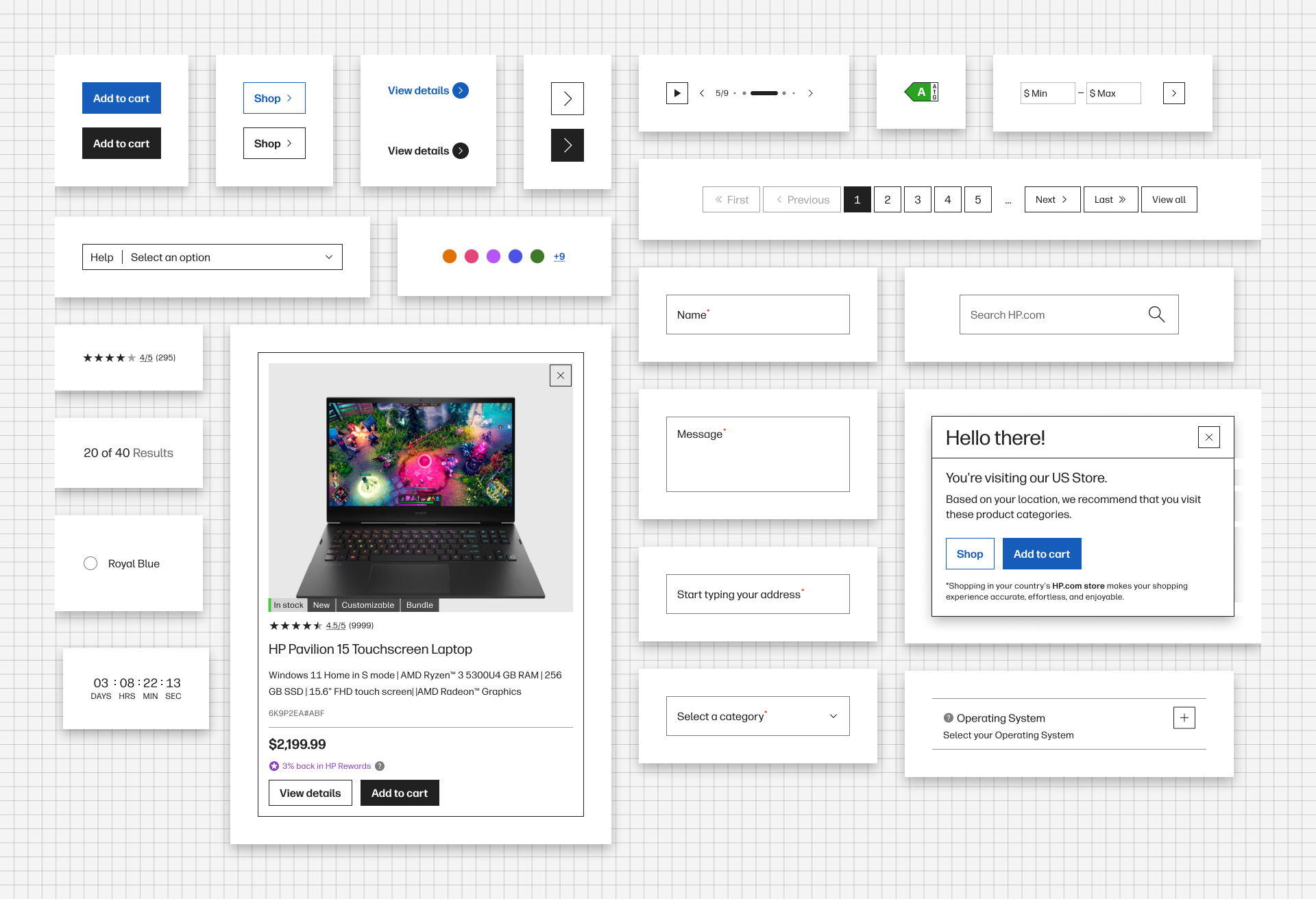 HP Design System | Components