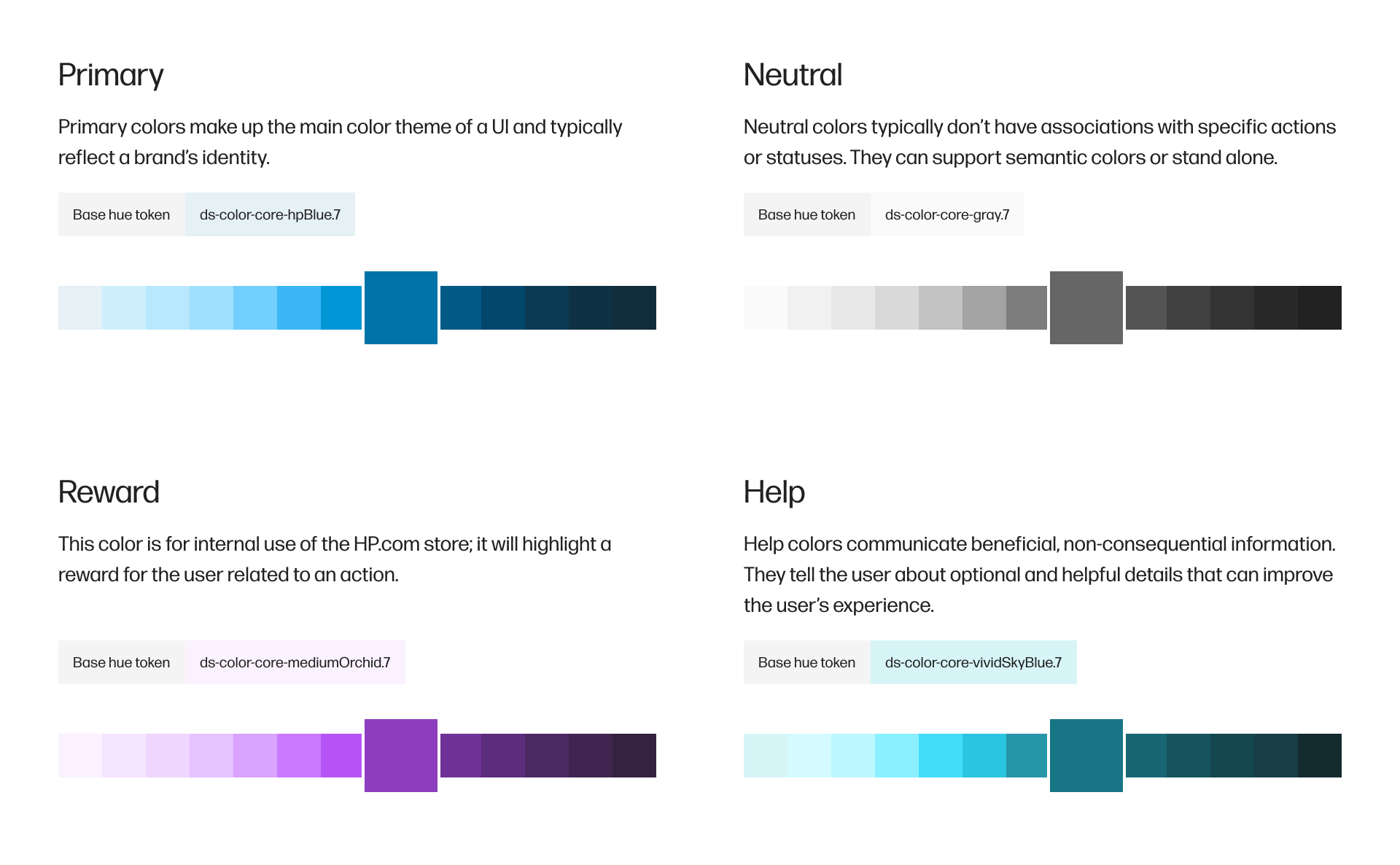 HP Design System | Foundations